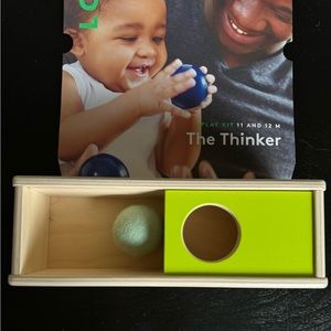 Lovevery Sliding Box w/ felt ball